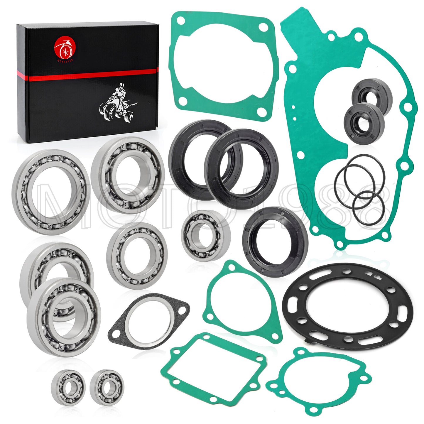 Engine Bearing Seal Gasket Rebuild Kit for Polaris Scrambler 400 (1995–2002)