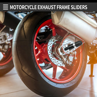 Motorcycle Frame Slider Exhaust Crash Fall Protector for Honda (2 pcs)