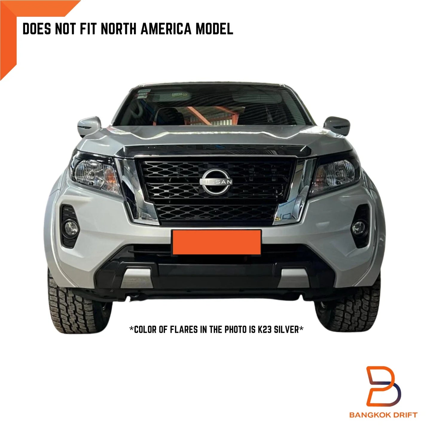 Matte Black 6" Fender Flares for Nissan Navara UTE D23 (2021-2023)