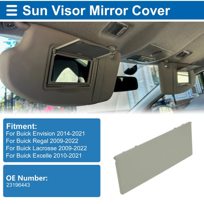 Sun Visor Mirror Cover for Buick Envision (2014–2021) No. 23196443 Light Beige