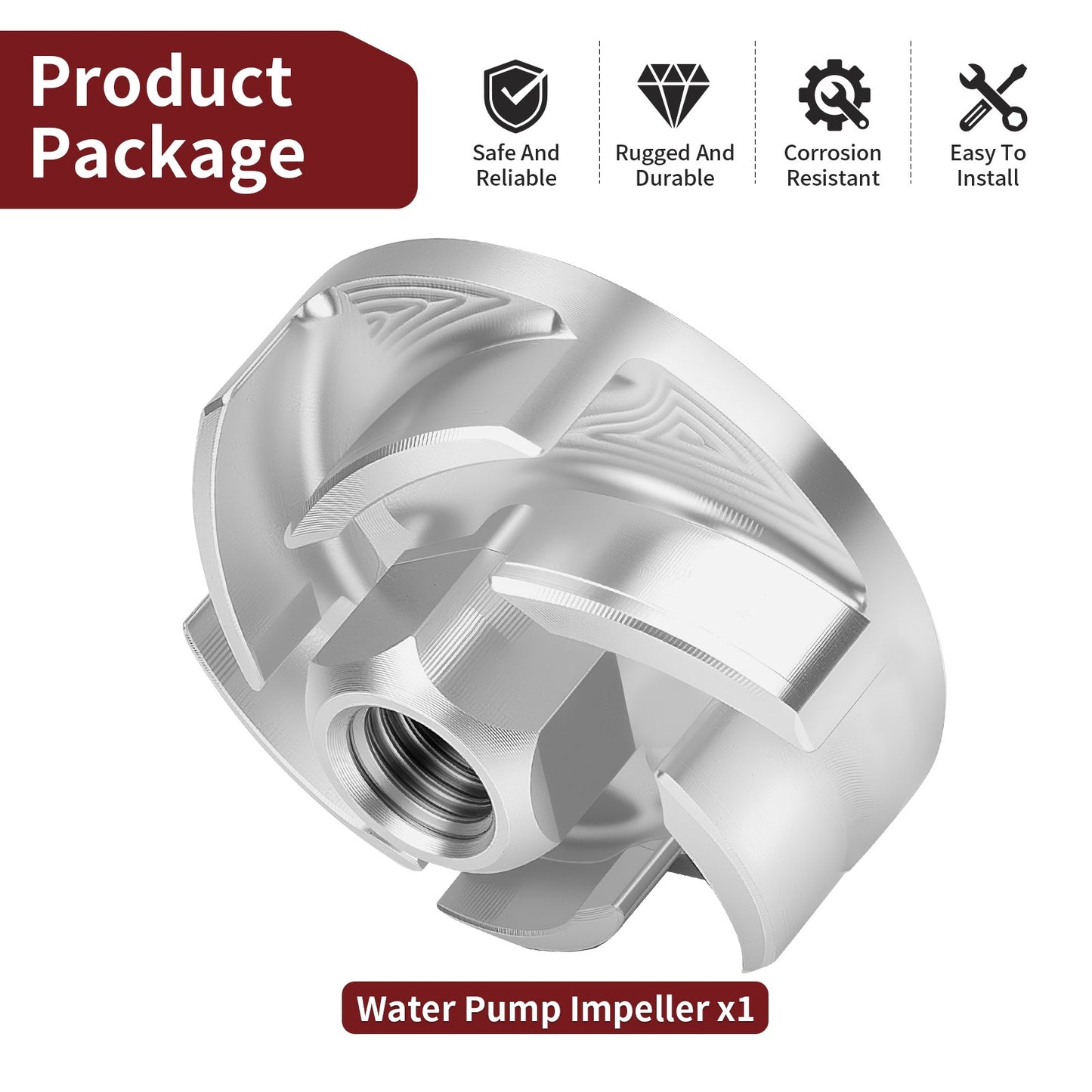 Water Pump Impeller for Yamaha YZ65 YZ85 YZ125 (2018–2023)