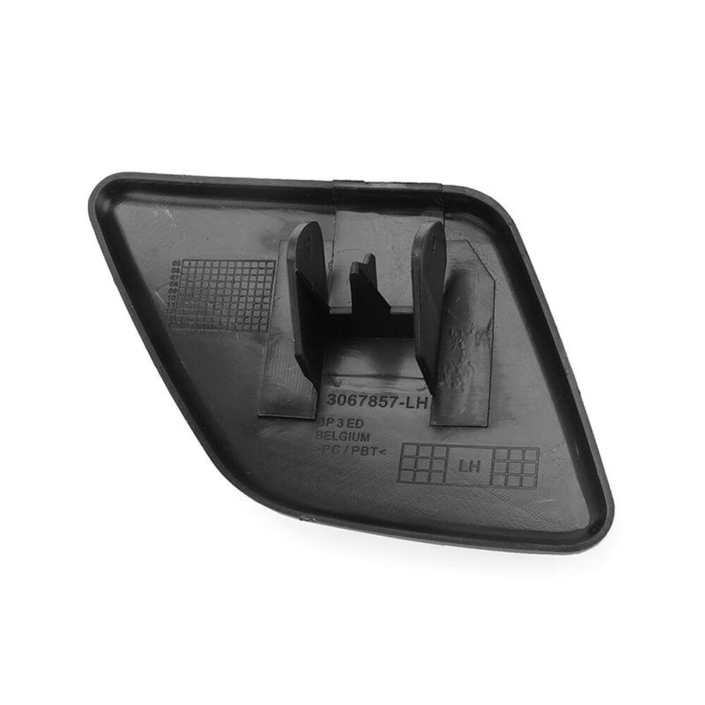 Set of 2 Headlight Washer Covers for Volvo XC90 (2007–2014) - Black Plastic