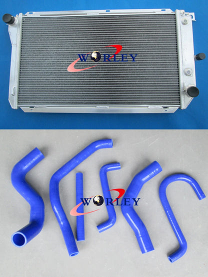 Alloy Radiator and Red Hose Kit for Ford Falcon EF EL NF NL (1994–2002)