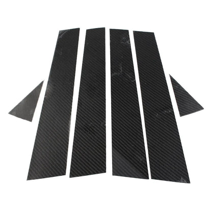 6 x Exterior Door Window B Pillar Post Cover Trim for Audi A3 (2014-2018)