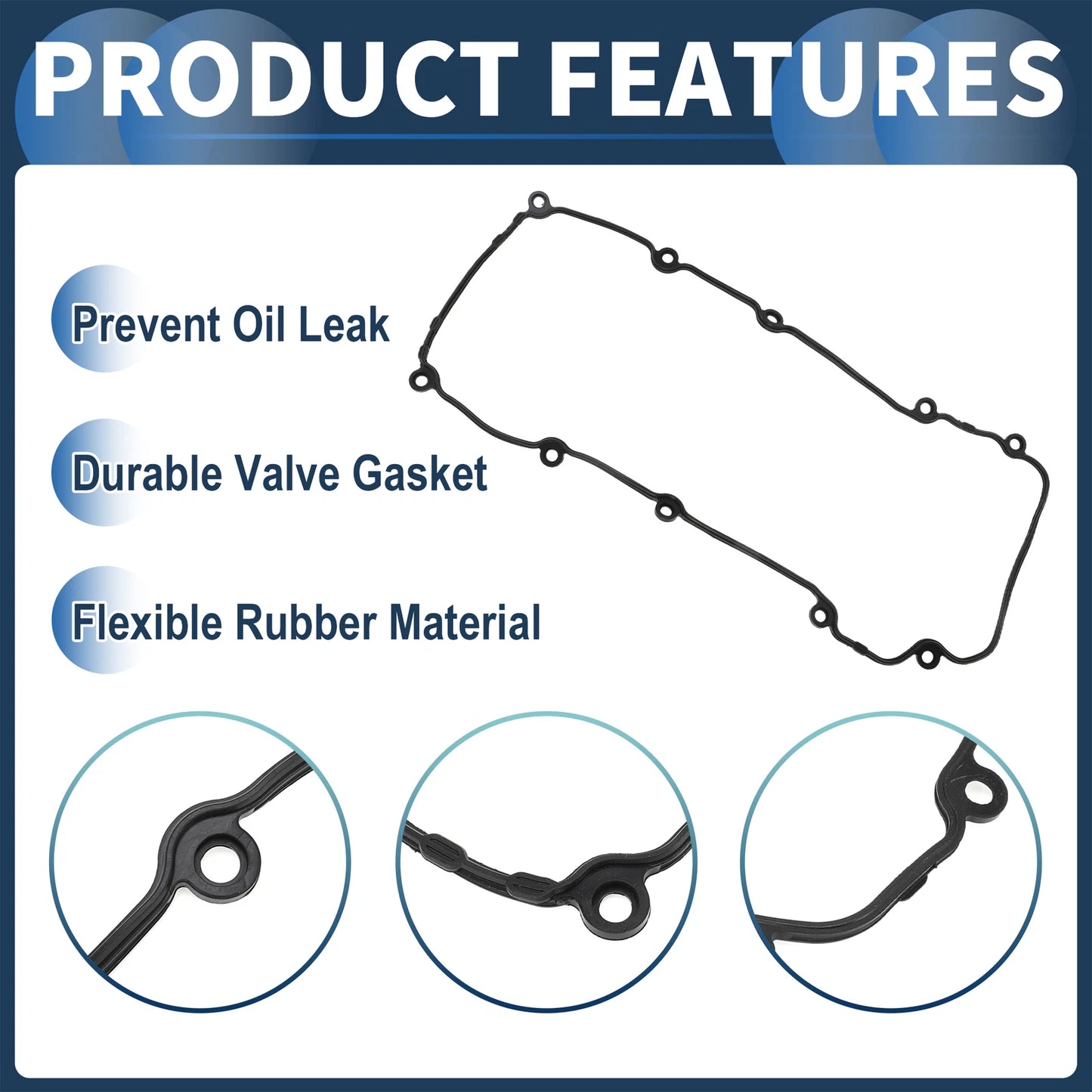Valve Cover Gasket No.C2S34512 for Jaguar XJ 3.0 V6 (2003–2016)