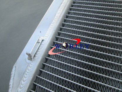 Aluminum Radiator & Shroud & Blue Hose & Fan for Falcon EF EL 4.0L (1994-1998)