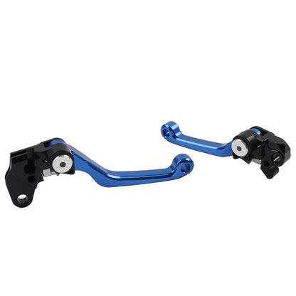 CNC Pivot Brake Clutch Levers for Yamaha YZ80/85 (2015–2019) Blue