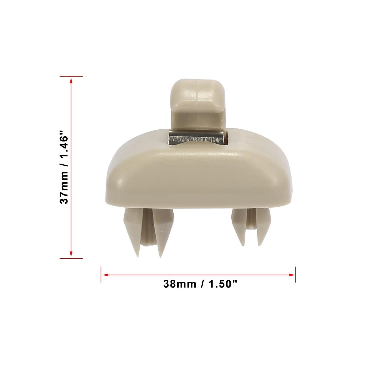 2X Sun Visor Hook Clip Retainer 8U0857562 for Audi S4 (2004–2015)