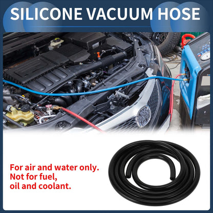 Silicone Vacuum Tubing Hose 5FT 3/16" ID 2.5mm Thickness for Air Water