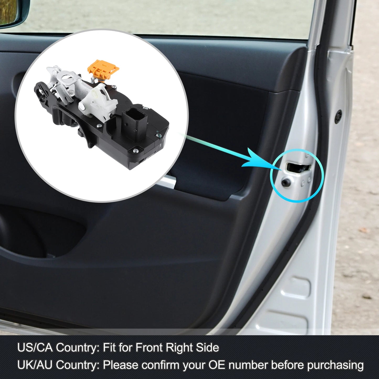 Door Lock Actuator Motor Front Right for Chevy Impala (2000–2016) 931-305 20819385 25898354