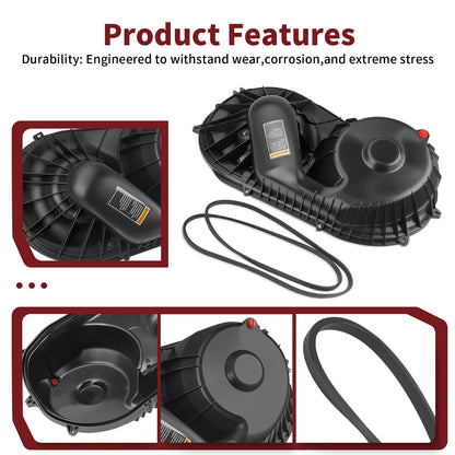 Outer Clutch Belt Cover Housing with Seal for Polaris Ranger 1000 Crew (2021–2025)