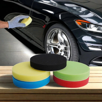 Pad 5x Flat Car Polishing Foam Buffing Sponge for Car Polisher