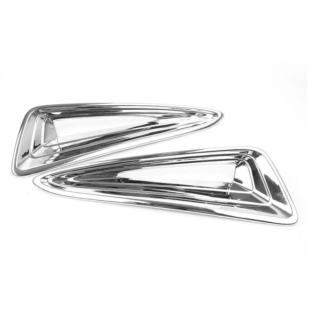 Front Fog Lamp Light Cover Trim for Toyota C-HR (2016-2018) Chrome