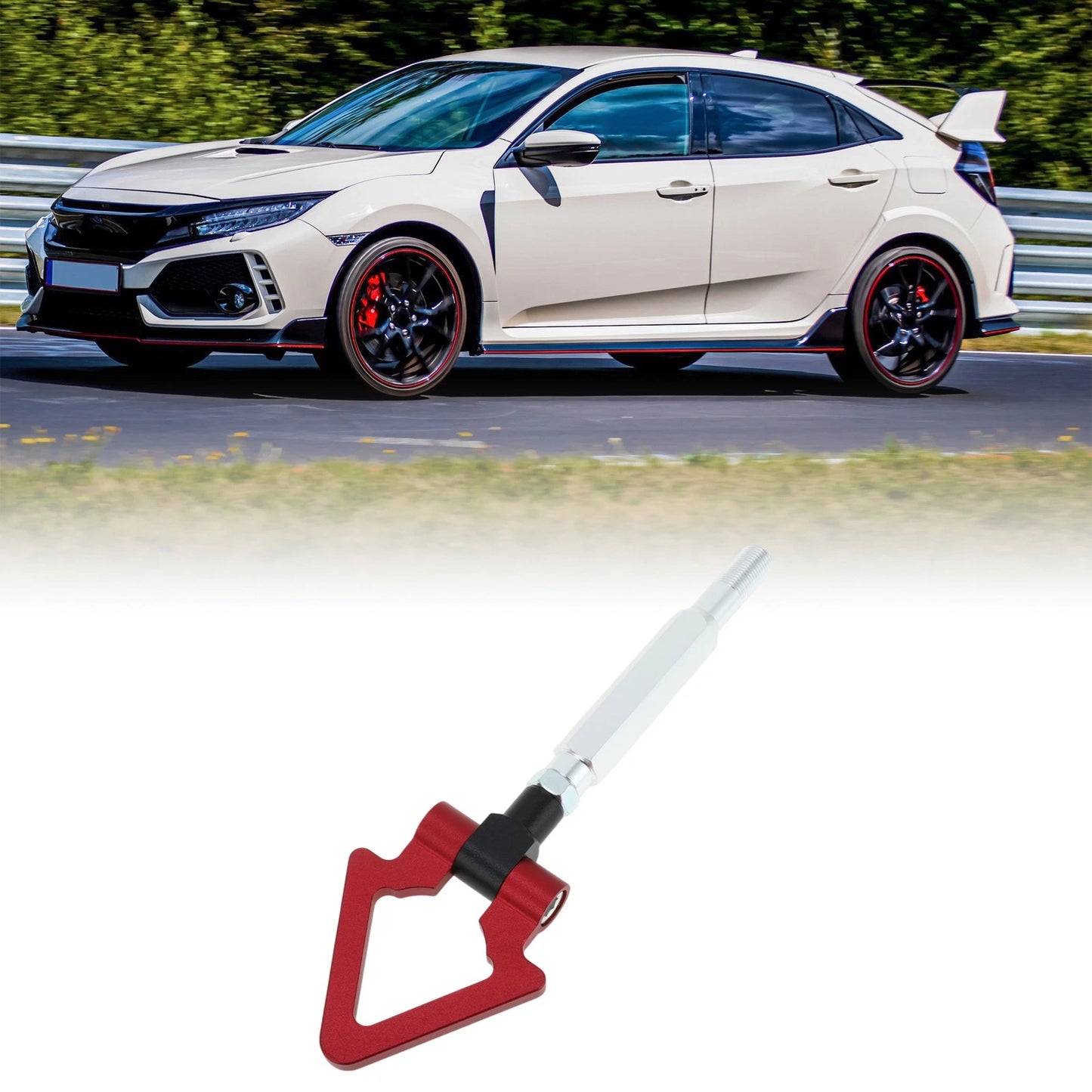 Set of 2 Front/Rear Triangle Tow Hooks