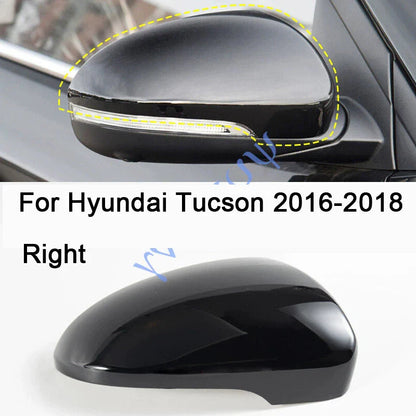 Mirror Cap Cover Black Right Driver Side for Hyundai Tucson (2016–2018)