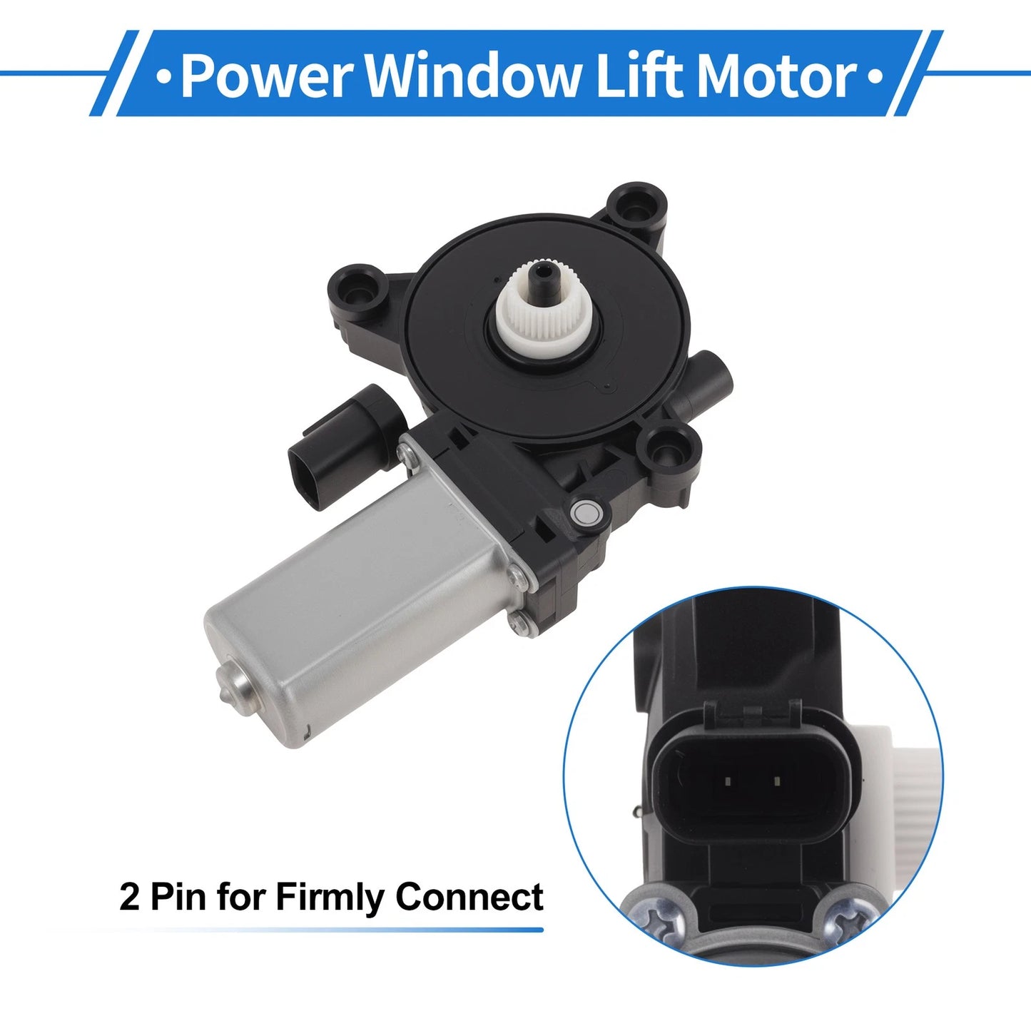 Front Left Power Window Regulator Lift Motor for Hyundai Kona (2018–2023) 82450J9000