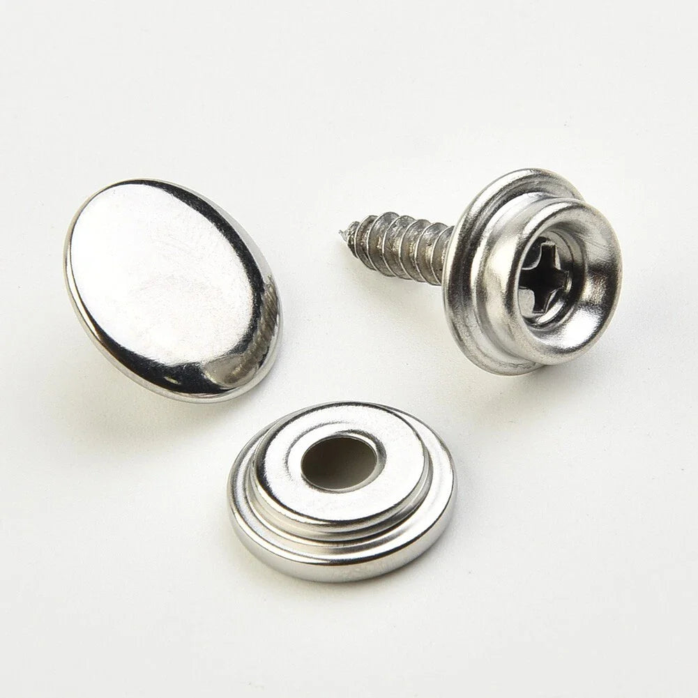 Snap Fasteners Fast Fabric Repair Kit Stud Button Rivet Clothing Leather
