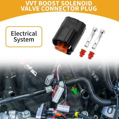 2 Pin VVT Boost Solenoid Valve Connector Plug for Suzuki Honda