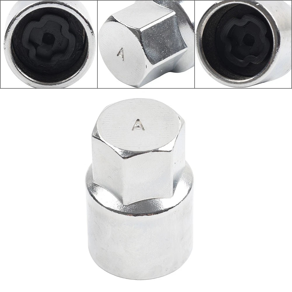 Wheel Lock Key Lug Nuts for Ford Mustang F-150 (Fits Various Models)