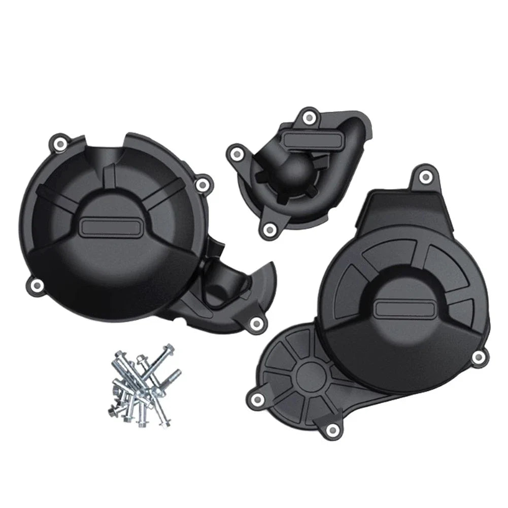 Black Engine Protection Cover for Aprilia RS660 Tuono 660 (2021-2023)