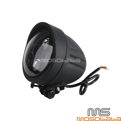 4.5" White LED Headlight for Harley Cruiser Bobber