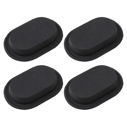 4 x Rubber Floor Pan Drain Plugs for Jeep Wrangler Gladiator (2018-2023)