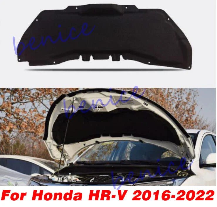 Front Hood Engine Heat Shield Sound Insulation Pad for Honda HR-V (2016–2022)