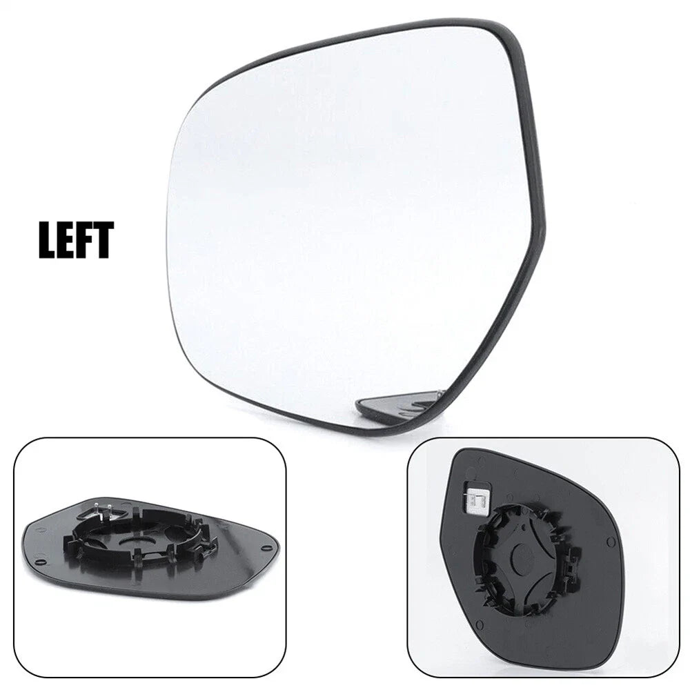 Heated Left Side Mirror Glass w/ Backing Plate for Mitsubishi Outlander (2014-20)