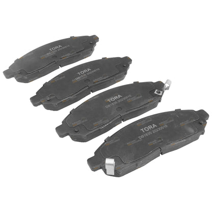 Set of 4 Front Disc Brake Pads for Nissan Navara D40 (2005–2012)