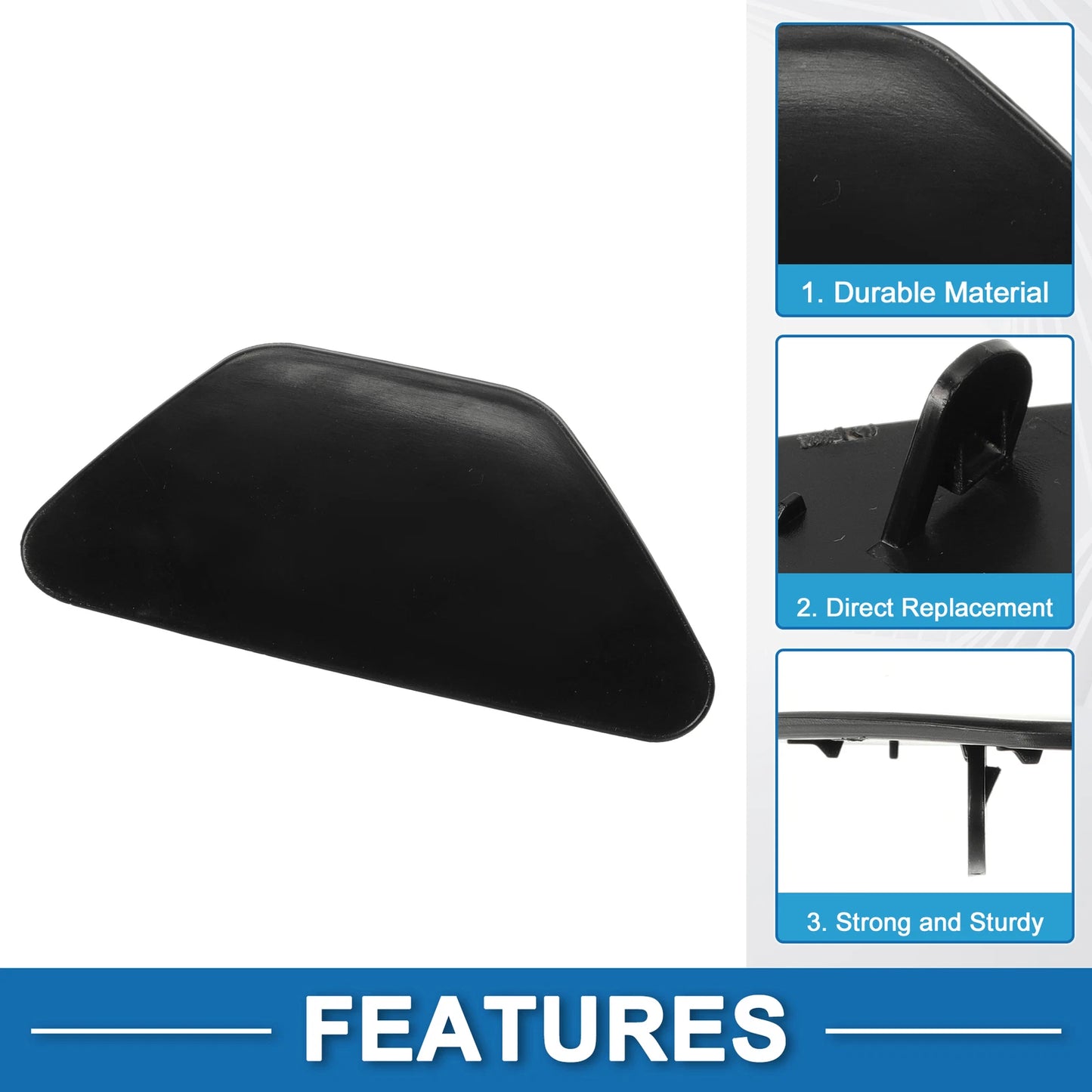 Washer Nozzle Cover Cap No. 51118048680 for BMW 528i (2011–2016) Unpainted
