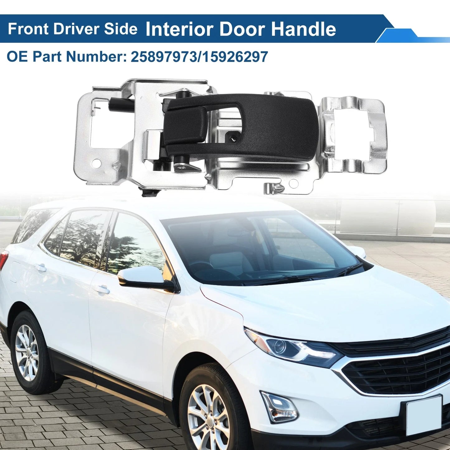 Front Passenger Side Interior Door Handle for Chevrolet Equinox (2010-2017)