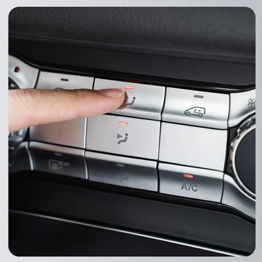 11Pcs AC Button Covers for Mercedes Benz A Class B Class (2012-2019)