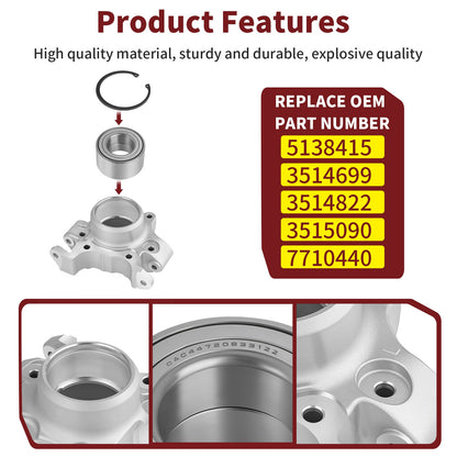 Rear Left Wheel Bearing Carrier for Polaris RZR XP 4 1000 (2014–2017)