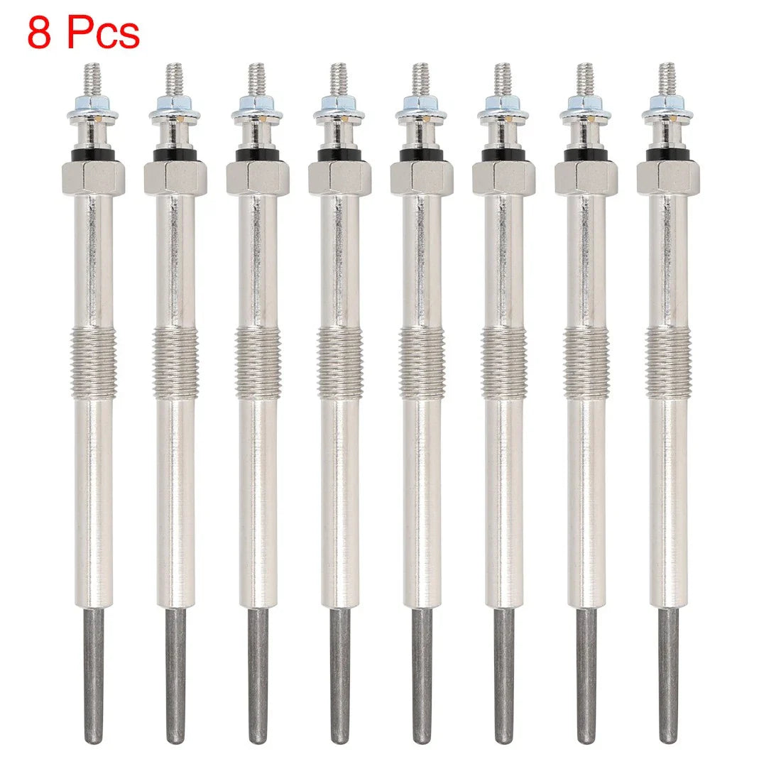Glow Plugs Set of 8 for Chevy Silverado, GMC Sierra 3500 (2006-2010)