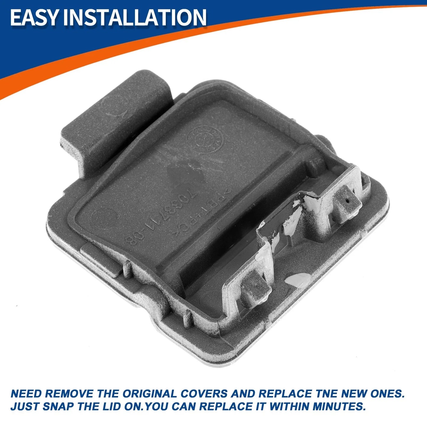 Rear Tow Hook Cover for BMW 525i 530i 545i 550i White
