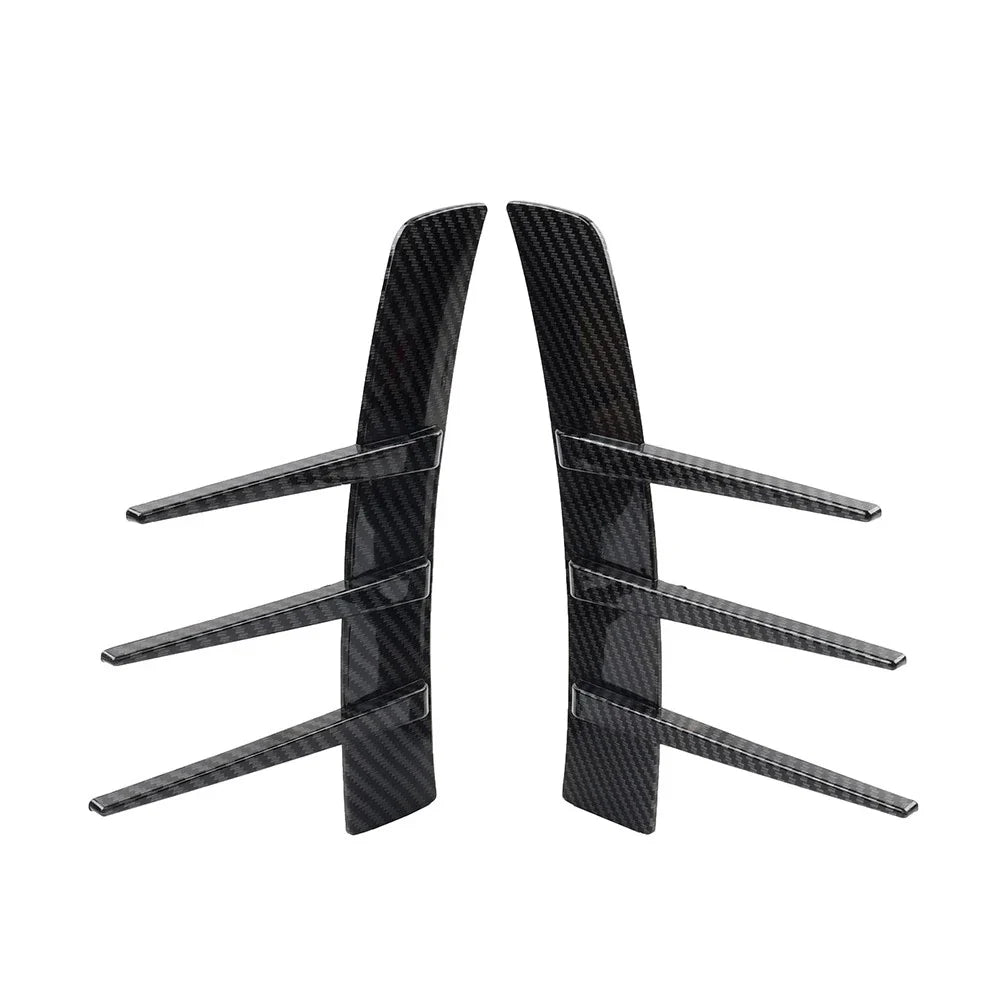 Carbon Black Front Rear Side Fender Vents for Universal Cars