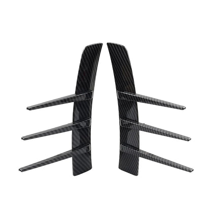 Carbon Black Front Rear Side Fender Vents for Universal Cars