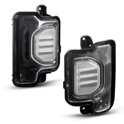 2x Clear Side Mirror Turn Signal Light for Jeep Wrangler JL (2018–2024)