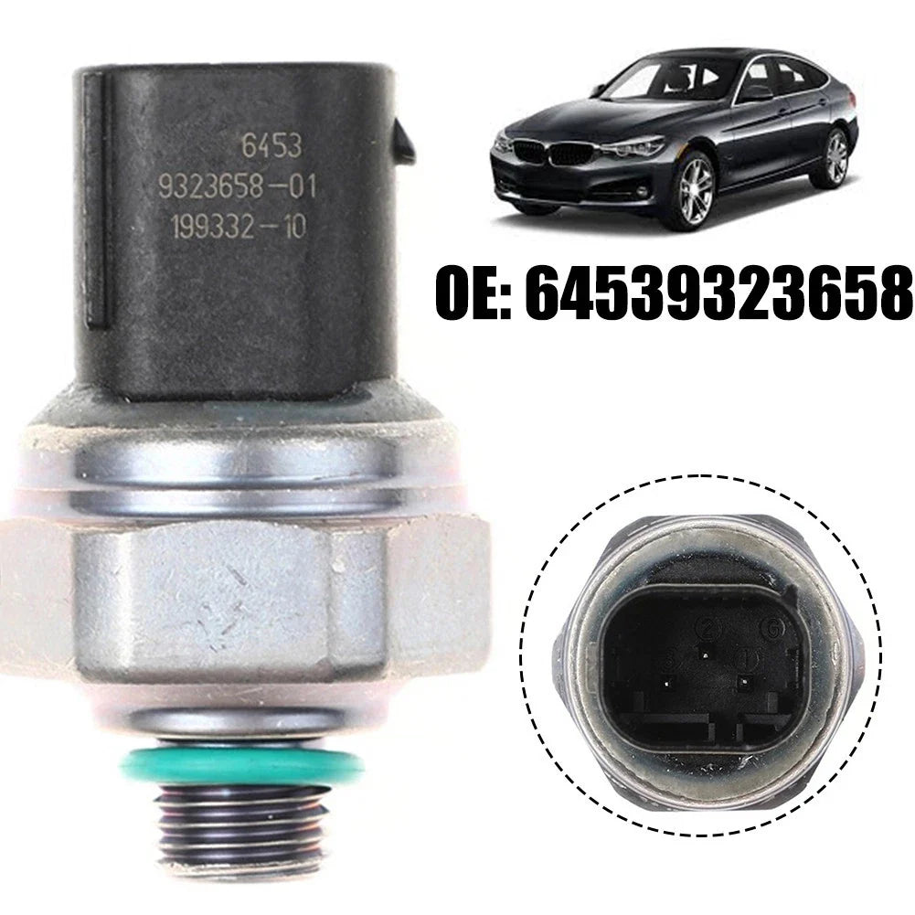 A/C Side Pressure Sensor Switch ABS Material Black