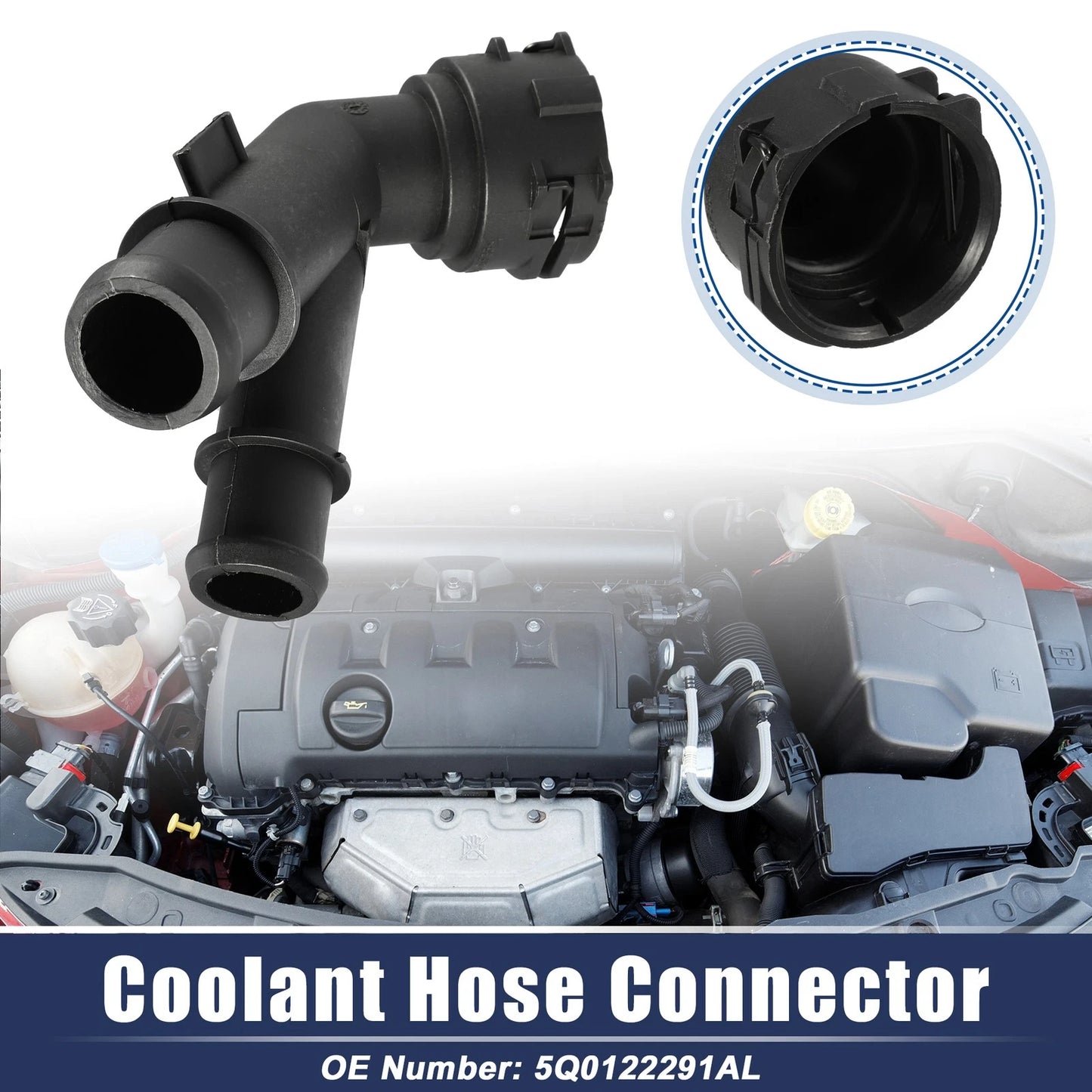 Radiator Coolant Hose Flange for Volkswagen Alltrack (2017–2019)