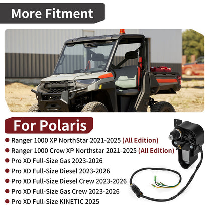 Windshield Wiper Motor for Polaris Ranger XP 1000 Crew (2021–2025)