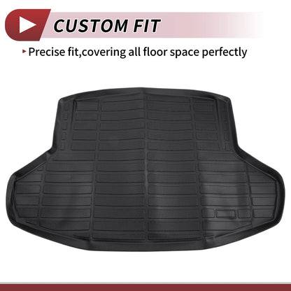 Cargo Liner Rear Trunk Mat for Honda Civic Si (2022-2025) Long Grid Pattern TPE