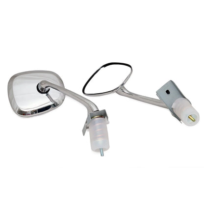 Chrome Fender Mirrors x2 for Mitsubishi Dodge Plymouth Colt Champ Mirage 1978-1989