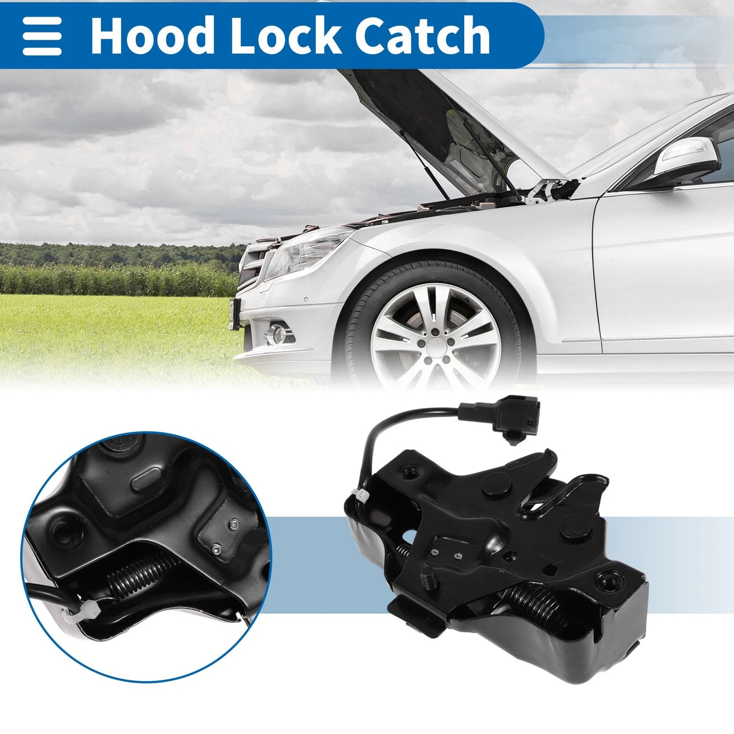 Hood Latch Assembly for Toyota Crown (2005–2009) No. 535100N010