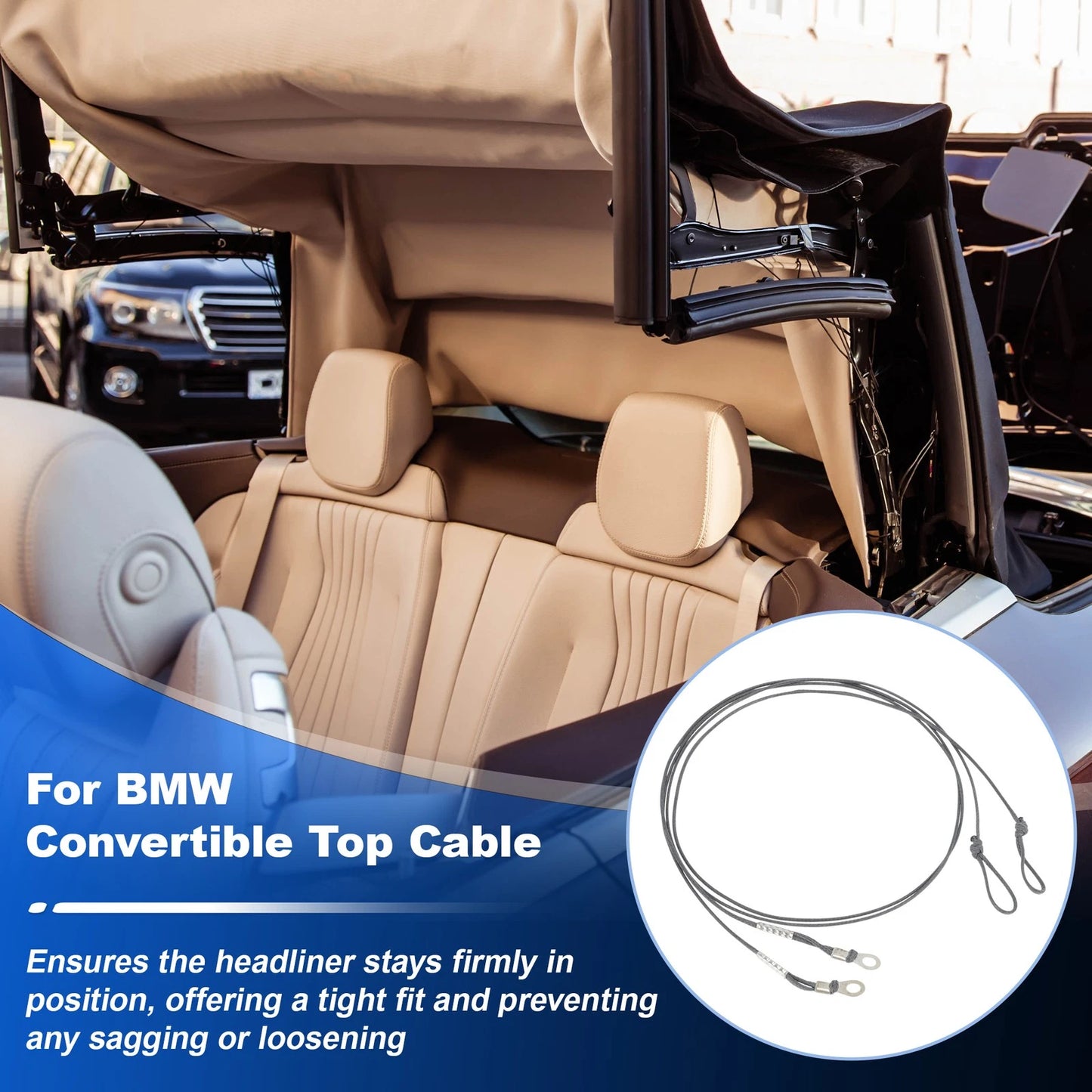 Tension Rope for BMW E93 F33 F83 M4 M3 (No.54377277475)