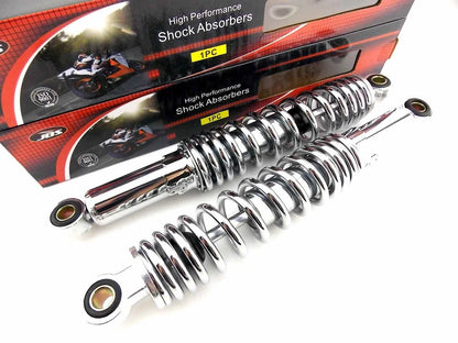 325mm Chrome Rear Shock Absorbers for Honda CB250