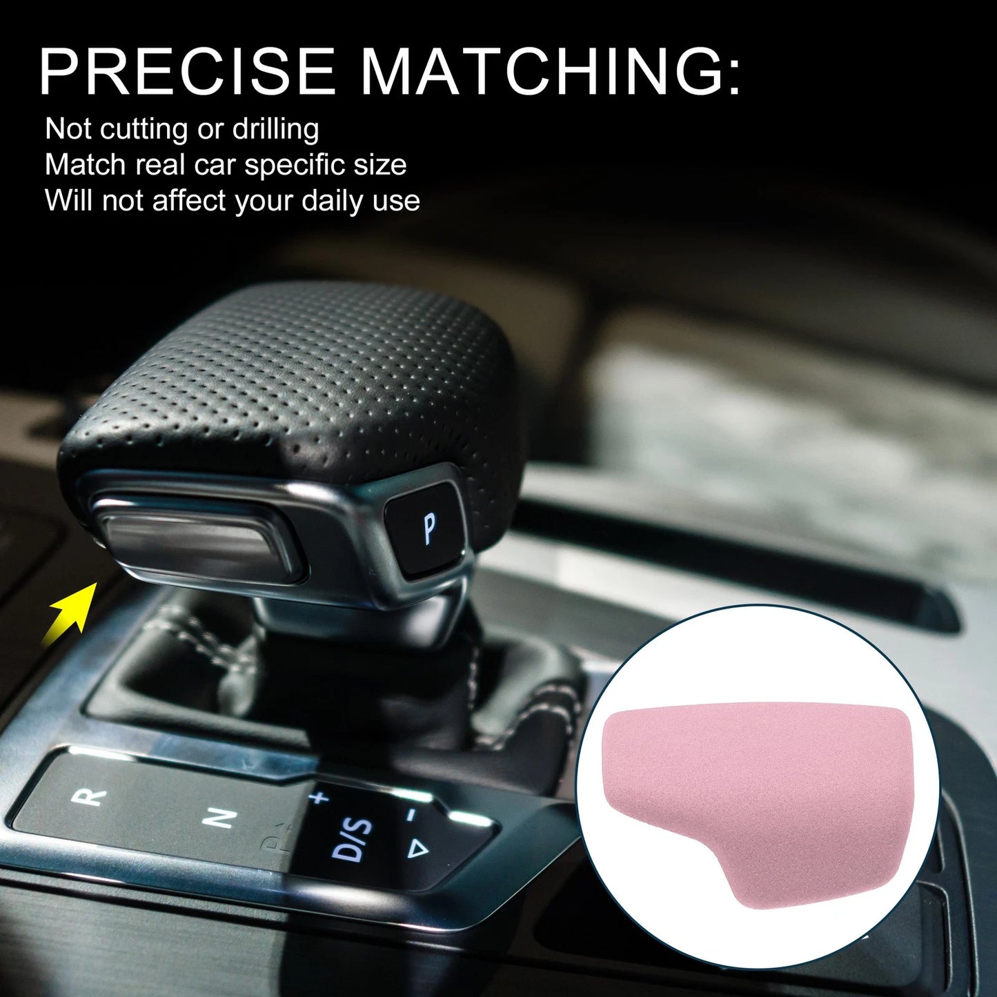 Gear Shift Knob Cap Cover for Audi A4 B9 A5 Q5 Q5L A6 Q7 S4 S5 (2016–2023)