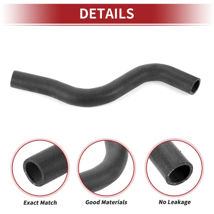 Radiator Hose for Honda Accord (2013–2017) No. 195015A2A01 Rubber Black