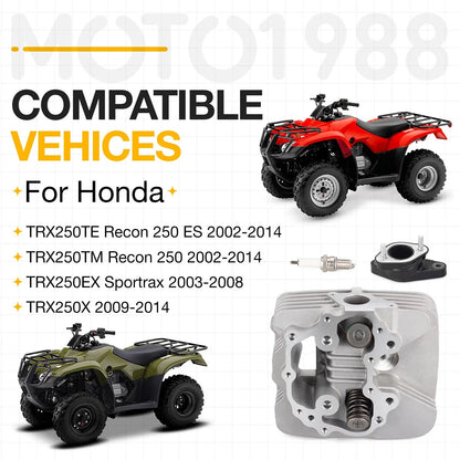 Cylinder Head Assy Kit for Honda Recon 250 TRX250TM 2x4 (2002–2014)