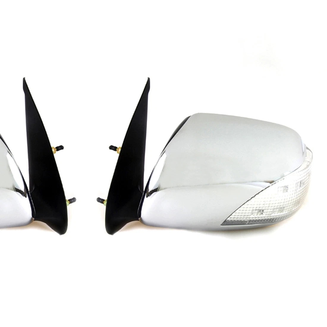 Set of 2 Chrome LED Door Wing Mirrors for Toyota Hilux Vigo Champ (2005–2015)